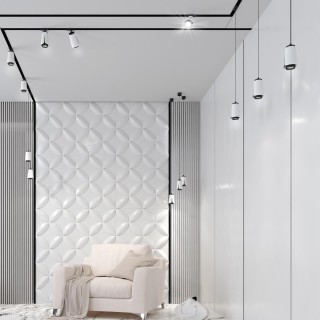 370837 PORT NT22 083 белый Светильник трековый однофазный трехжильный IP20 GU10 9W 220V TULIP-foto11