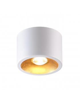 3877/1CL HIGHTECH ODL19 255 белый с золотом Потолочной накладной светильник GU10 1*50W 220V GLASGOW-foto3
