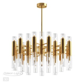 4690/36 HALL ODL20 424 золотой/янтарный Люстра G9 36*40W 220V PEKA-foto4