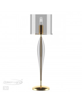 4850/1T STANDING ODL_EX21 55 дымчатый/золото/стекло Высокая Лампа E27 1*60W TOWER-foto6