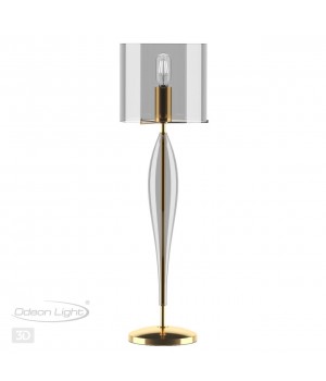 4850/1T STANDING ODL_EX21 55 дымчатый/золото/стекло Высокая Лампа E27 1*60W TOWER-foto6