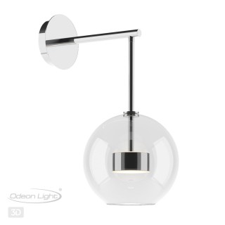 4802/12WL L-VISION ODL21 325 хром/прозрачный Бра с выкл. LED 12W 4000K BUBBLES BUBBLES-foto5