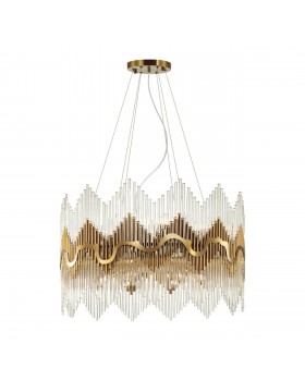 4983/12 HALL ODL22 443 бронзовый/стекло Люстра E14 12*40W SAVIKIA-foto4