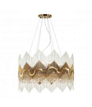 4983/12 HALL ODL22 443 бронзовый/стекло Люстра E14 12*40W SAVIKIA-foto4