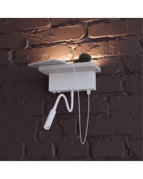 3869/8WL HIGHTECH ODL19 273 седой дуб с белым/дерево Настен.светильник LED 8W 560Лм 3000К WOODY-foto3