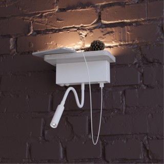 3869/8WL HIGHTECH ODL19 273 седой дуб с белым/дерево Настен.светильник LED 8W 560Лм 3000К WOODY-foto3