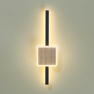 4257/12WL HIGHTECH ODL21 127 черн/бронза/металл Настен.светильник IP20 LED 12W 764Лм 3000K STILO-foto4