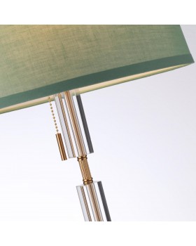 4887/1F MODERN ODL_EX22 89 бронзовый/зеленый/абажур ткань Торшер E27 1*60W LONDON-foto7