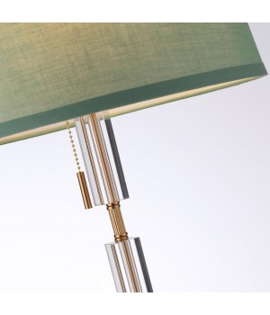 4887/1F MODERN ODL_EX22 89 бронзовый/зеленый/абажур ткань Торшер E27 1*60W LONDON-foto7