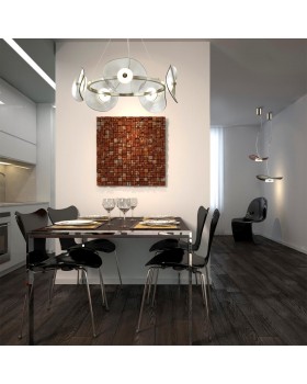 4858/48L L-VISION ODL_EX21 67 никель/дымчатый/стекло Люстра LED 1*48W 3500K FLUENT-foto3