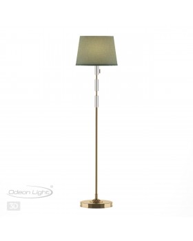4887/1F MODERN ODL_EX22 89 бронзовый/зеленый/абажур ткань Торшер E27 1*60W LONDON-foto5