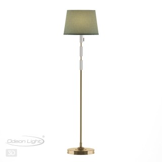 4887/1F MODERN ODL_EX22 89 бронзовый/зеленый/абажур ткань Торшер E27 1*60W LONDON-foto5