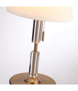 4894/1T MODERN ODL_EX22 91 бронзовый/белый/абажур ткань Настольная лампа E27 1*60W LONDON-foto7