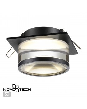 370916 SPOT NT22 300 черный Светильник встраиваемый IP20 GU10 9W 220V GEM-foto4