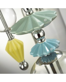 4893/5C CLASSIC ODL_EX22 68 хром/раноцветн./керамика/стекло Люстра потолочная E14 5*40W 4893/5C BIZET-foto7