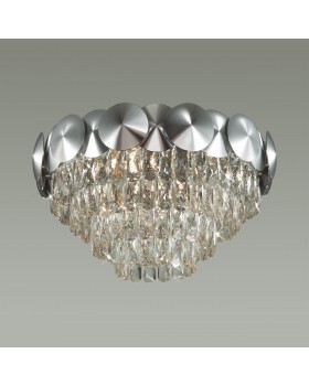 4972/5C HALL ODL22 375 хром/пластик/хрусталь Люстра потолочная E27 5*40W CATRIS-foto4