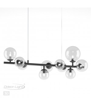 4818/10 MODERN ODL21 395 черный/прозрачный Люстра G9 10*40W TOVI-foto5
