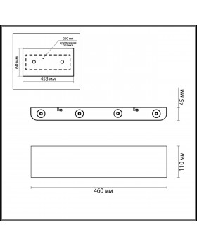 3893/8WL HIGHTECH ODL20 197 золотистый/металл Настенный светильник LED 3000K 8W 220V MAGNUM-foto2