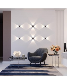 4222/8WL HIGHTECH ODL21 235 черн/металл Настенный светильник IP54 LED 8W 716Лм 3200K MIKO-foto3