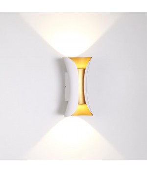 3886/6WG HIGHTECH ODL20 241 бел/золот/металл Настен.светильник LED 4000K 6W 220V IP54 KRISTA-foto4