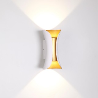 3886/6WG HIGHTECH ODL20 241 бел/золот/металл Настен.светильник LED 4000K 6W 220V IP54 KRISTA-foto4