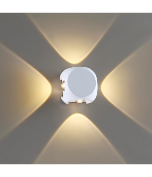 4221/8WL HIGHTECH ODL21 235 бел/металл Настенный светильник IP54 LED 8W 732Лм 3200K MIKO-foto3