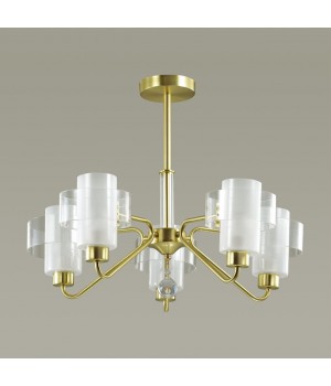 3705/5C COMFI LN19 087 матовый золотой Люстра потолочная E14 5*40W 220V DREW-foto3