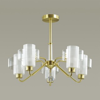 3705/5C COMFI LN19 087 матовый золотой Люстра потолочная E14 5*40W 220V DREW-foto3