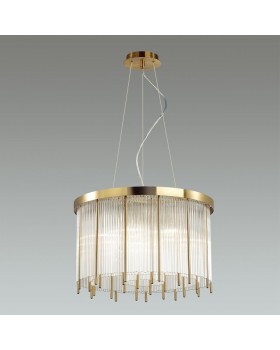 4788/7 HALL ODL21 455 золото/металл/стекло Люстра E14 7*40W YORK-foto4