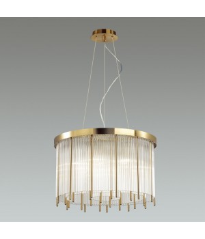 4788/7 HALL ODL21 455 золото/металл/стекло Люстра E14 7*40W YORK-foto4