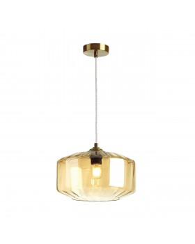 4747/1 PENDANT ODL21 345 янтарный/бронзовый Подвес E27 60W BINGA-foto6