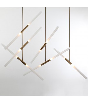 4306/2 HIGHTECH ODL22 115 золото Потолочный светильник IP20 G9 2*40W SOHO-foto5