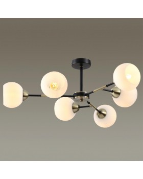 4595/6C COMFI 197 черный, бронза Люстра Потолочная E27 6*40W 220V ROWAN-foto3