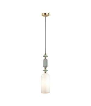 4861/1A CLASSIC ODL_EX21 75 золото/разноцветн./керамика/стекло Подвес E14 1*40W CANDY-foto6