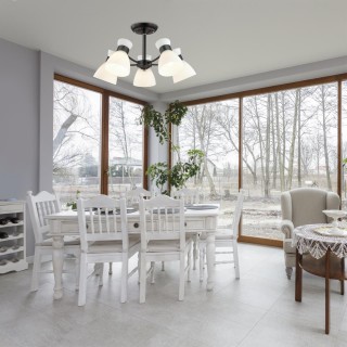 4534/5C COMFI LN21 202 черный Люстра потолочная E27 5*60W 220V WILMA-foto3