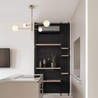 4418/4C MODERNI LN19 073 золотой Люстра на штанге G9 4*40W 220V ESTELLE-foto4