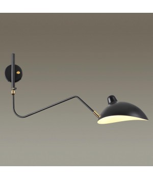 4830/1W WALLI ODL21 523 черный/золотой Настенный светильник E27 1*40W KERBI-foto4