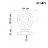 370476 SPOT NT19 154 белый Встраиваемый под покраску светильник IP20 GU10 50W 220V YESO