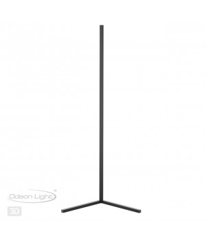 4335/6FL HIGHTECH ODL22 116 чёрный Напольный светильник c ПДУ IP20 LED 6W RGBW 1125Лм 3000K FILLINI (микрофон и динамик в комплекте)-foto5