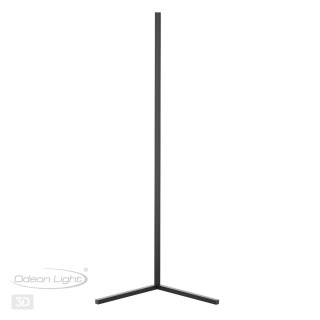 4335/6FL HIGHTECH ODL22 116 чёрный Напольный светильник c ПДУ IP20 LED 6W RGBW 1125Лм 3000K FILLINI (микрофон и динамик в комплекте)-foto5