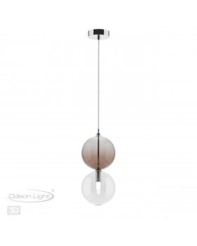 4980/1C PENDANT ODL22 298 хром/ темн.бордовый/стекло Подвес G9 1*40W TWIXY-foto5