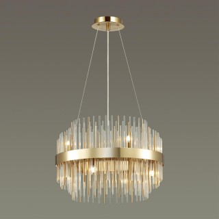 4639/8 HALL ODL20 473 золотой/металл/стекло Люстра G9 8*40W 220V IDA-foto4