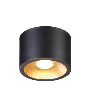 3875/1CL HIGHTECH ODL19 207 черный с золотом Потолочной накладной светильник GU10 1*50W 220V GLASGOW-foto3