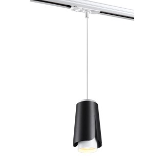 370834 PORT NT22 083 черный Светильник трековый однофазный трехжильный, провод 1м IP20 GU10 9W 220V TULIP-foto4