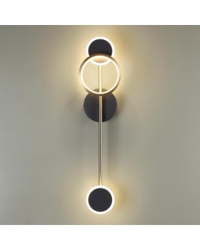 4321/16WL MIDCENT ODL22 169 металл/черный с бронзой Настенный светильник IP20 LED 16W 555Лм 3000K DENZEL-foto3