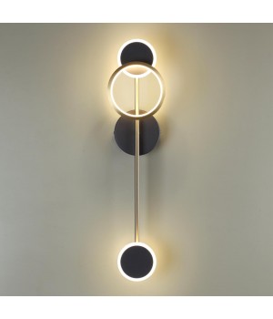 4321/16WL MIDCENT ODL22 169 металл/черный с бронзой Настенный светильник IP20 LED 16W 555Лм 3000K DENZEL-foto3