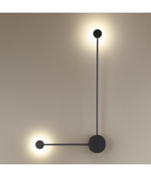 3900/10WB HIGHTECH ODL20 133 черный/металл Настенный светильник LED 4000K 10W 220V SATELLITE-foto4