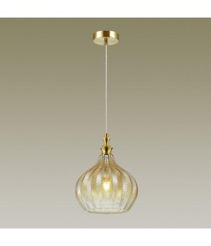 4707/1 PENDANT ODL20 355 янтарный/бронзовый Подвес E27 60W 220V LASITA-foto3