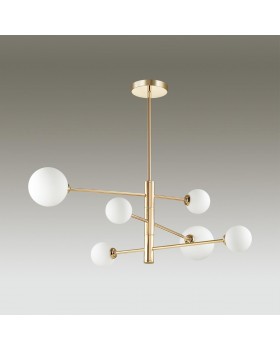 4418/6C MODERNI LN19 073 золотой Люстра на штанге G9 6*40W 220V ESTELLE-foto3