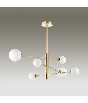 4418/6C MODERNI LN19 073 золотой Люстра на штанге G9 6*40W 220V ESTELLE-foto3